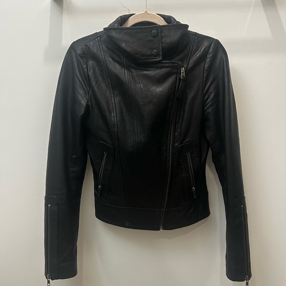 MACKAGE X ARITZIA Genuine Lamb Skin Leather Jacket - Picture 5 of 5